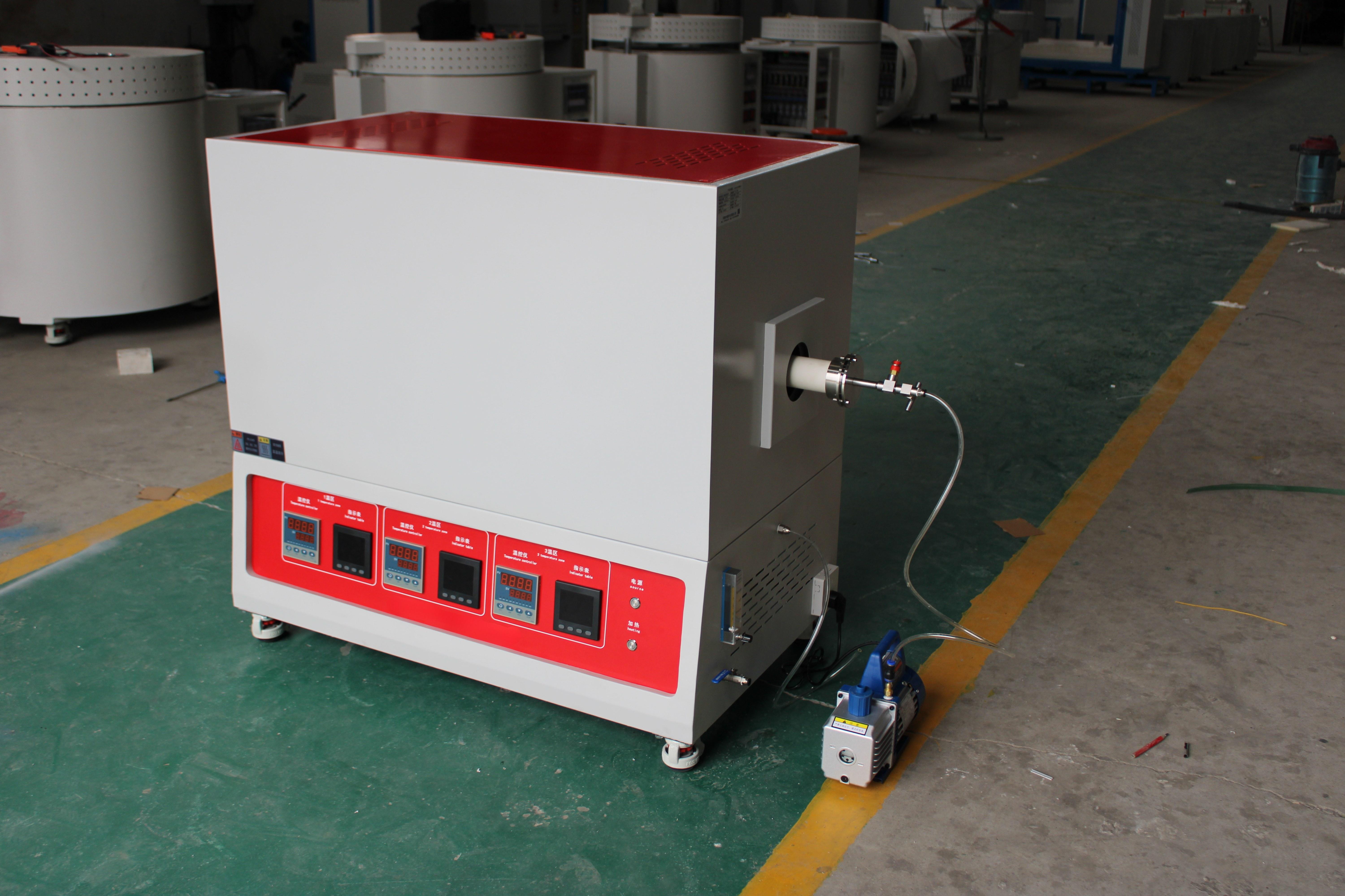 三溫區氣氛管式爐